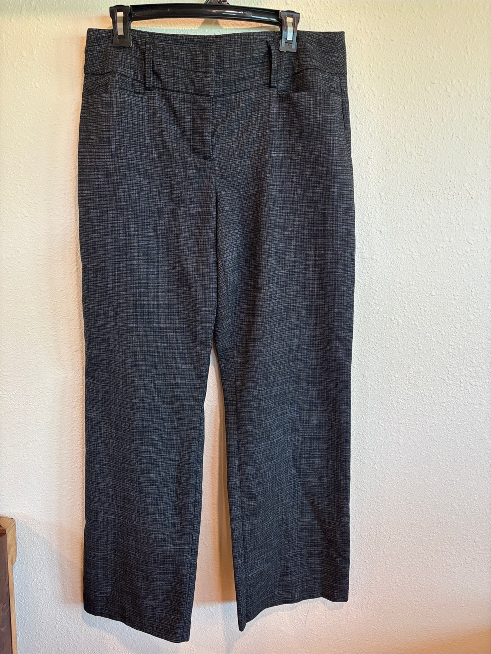 Apt. 9 Gray Textured Dress Pants